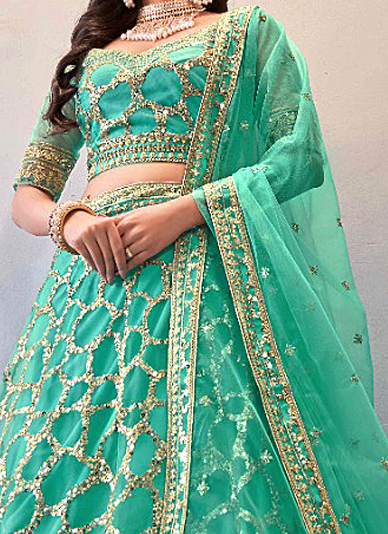 Butterfly Net  Designer Wedding Lehenga